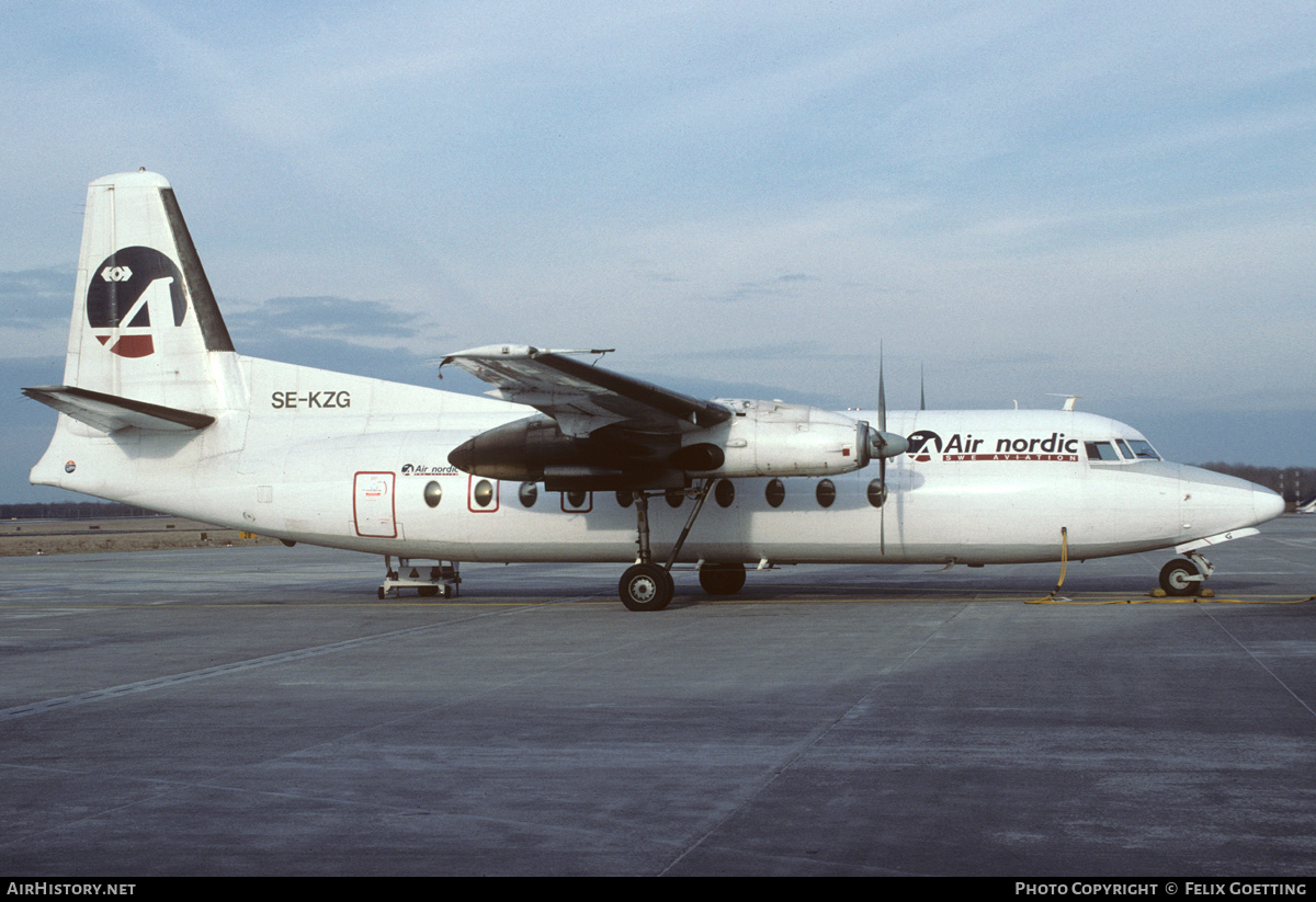 Aircraft Photo of SE-KZG | Fokker F27-100 Friendship | Air Nordic | AirHistory.net #344379