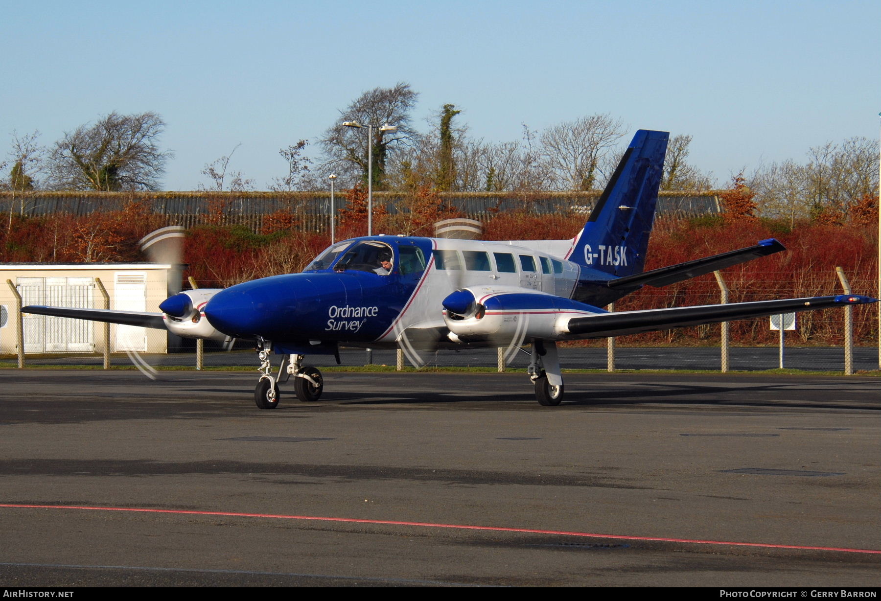 Aircraft Photo of G-TASK | Cessna 404 Titan II | Ordnance Survey | AirHistory.net #344385