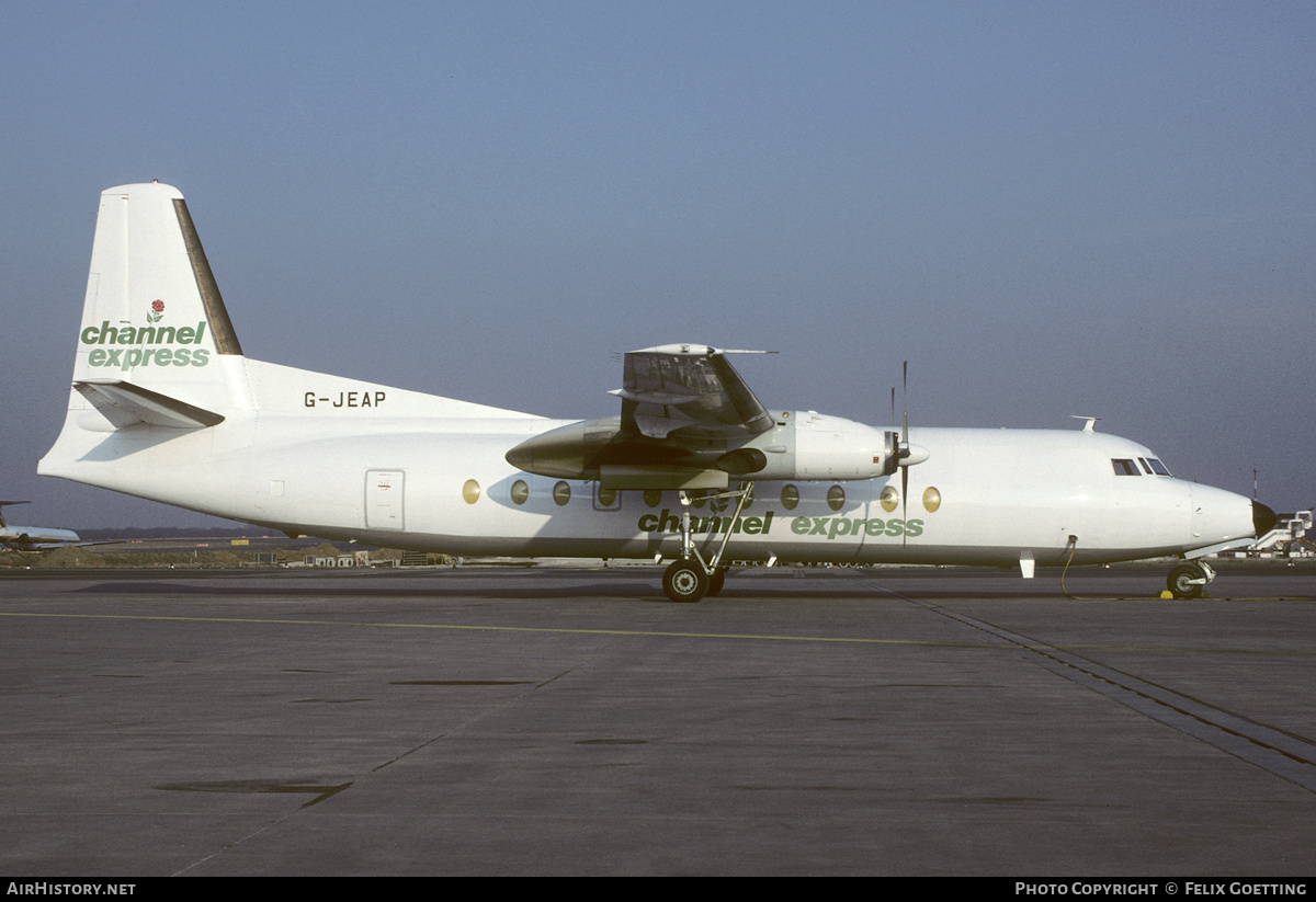 Aircraft Photo of G-JEAP | Fokker F27-500 Friendship | Channel Express | AirHistory.net #344393