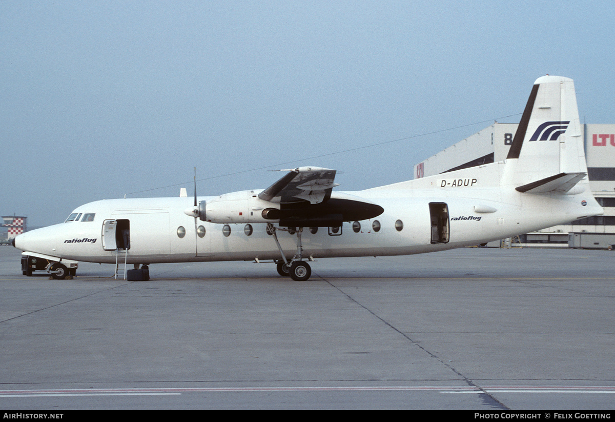 Aircraft Photo of D-ADUP | Fokker F27-500 Friendship | Ratioflug | AirHistory.net #344407