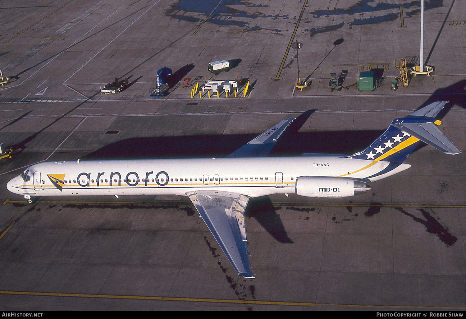 Aircraft Photo of T9-AAC | McDonnell Douglas MD-81 (DC-9-81) | Arnoro | AirHistory.net #344414