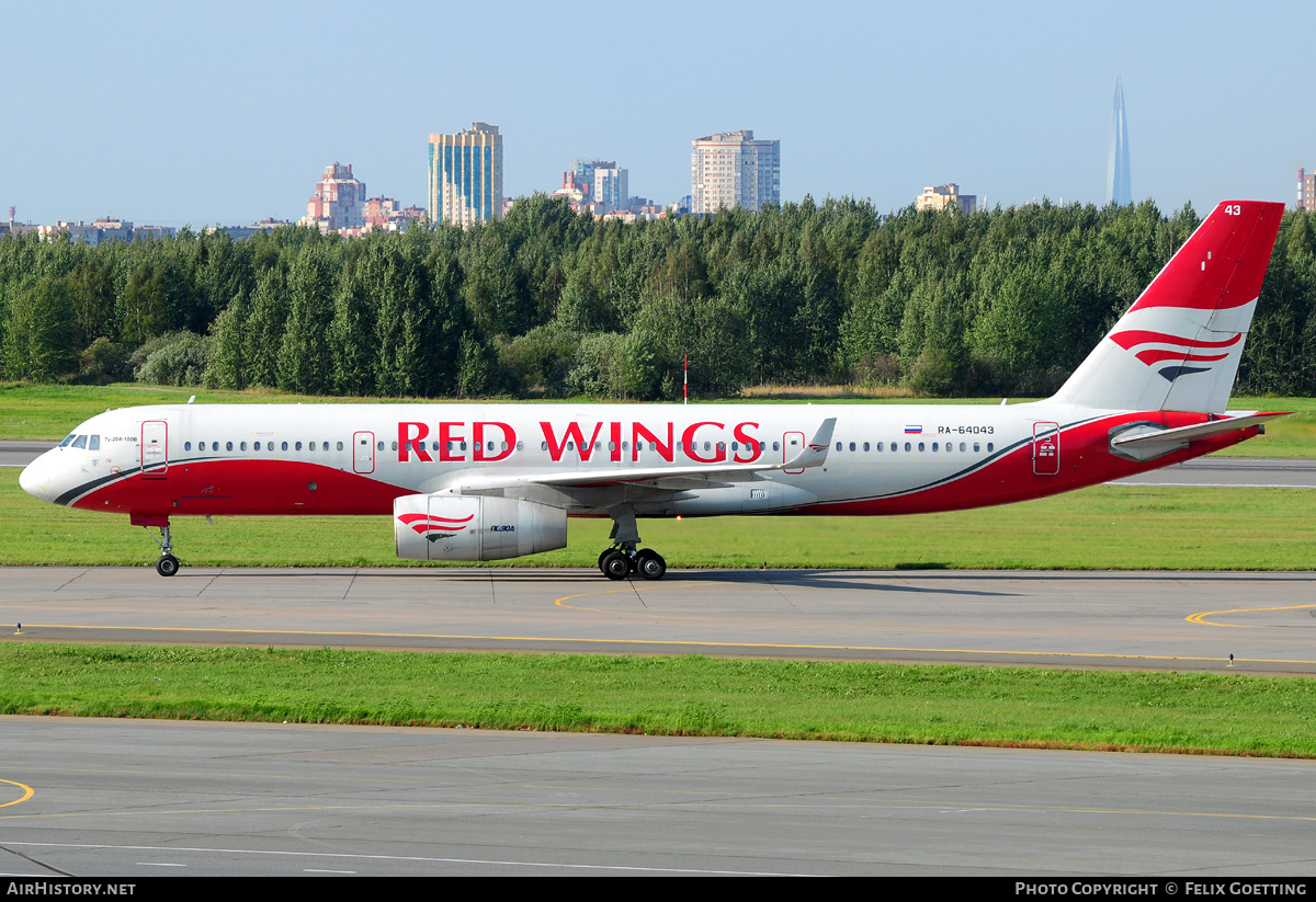 Aircraft Photo of RA-64043 | Tupolev Tu-204-100V | Red Wings | AirHistory.net #344439