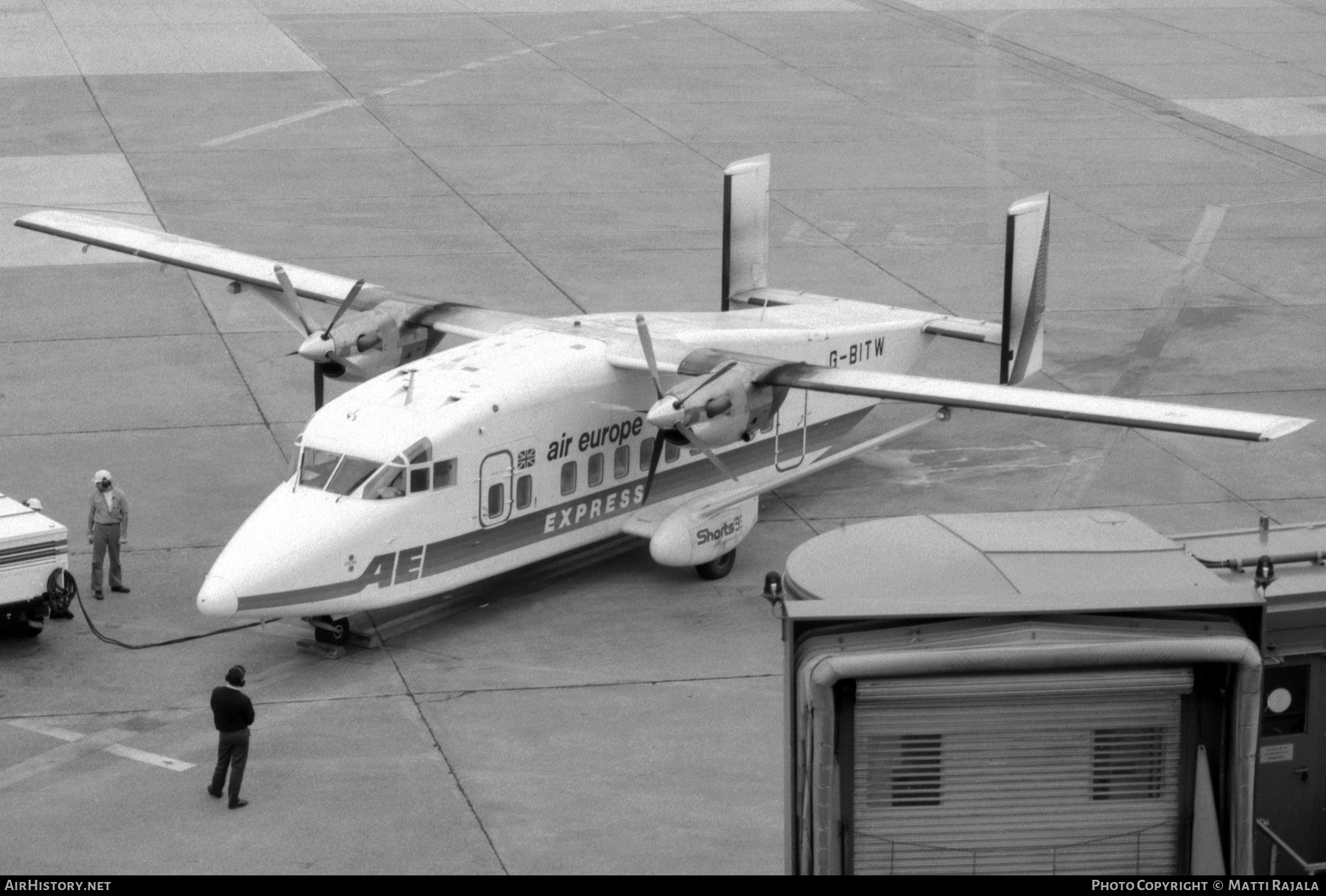 Aircraft Photo of G-BITW | Short 330-100 | Air Europe Express | AirHistory.net #344440