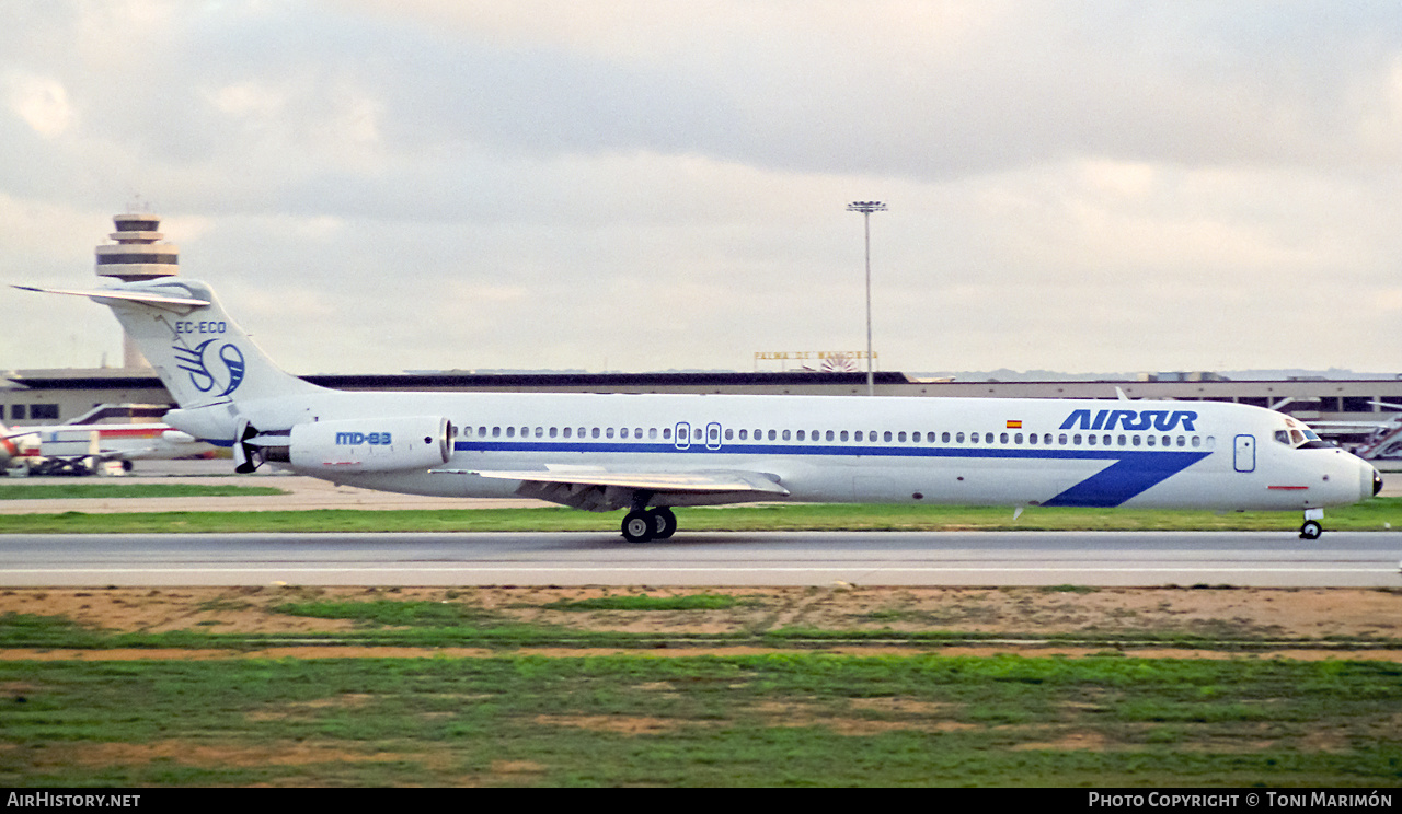 Aircraft Photo of EC-ECO | McDonnell Douglas MD-83 (DC-9-83) | AirSur | AirHistory.net #344445