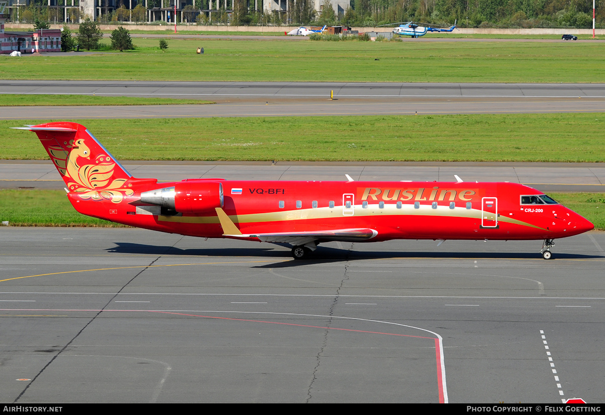 Aircraft Photo of VQ-BFI | Bombardier CRJ-200ER (CL-600-2B19) | RusLine | AirHistory.net #344458