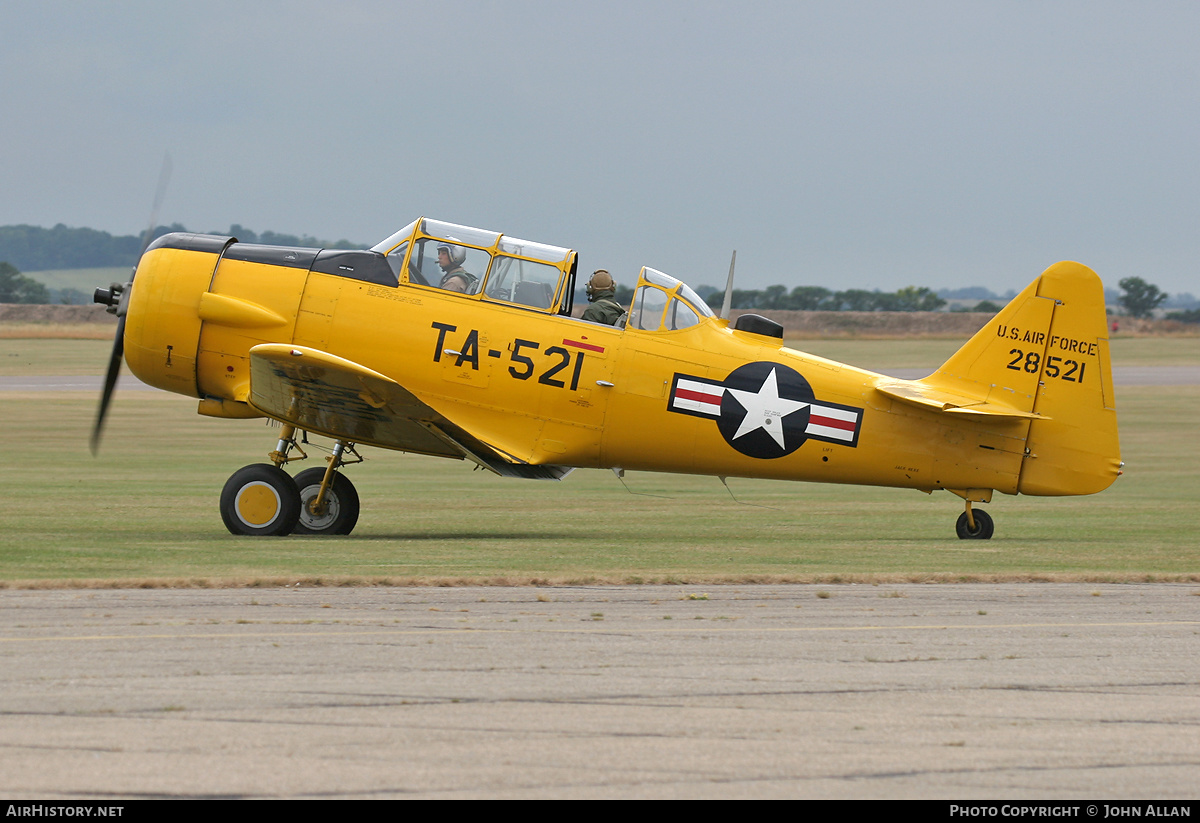 Aircraft Photo of G-TVIJ / 28521 | North American T-6J Harvard Mk IV | USA - Air Force | AirHistory.net #344462