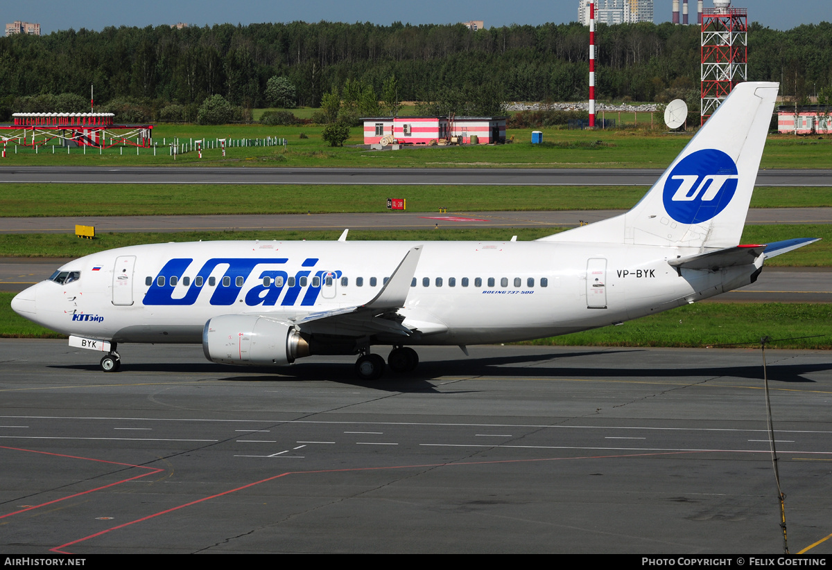 Aircraft Photo of VP-BYK | Boeing 737-524 | UTair | AirHistory.net #344494