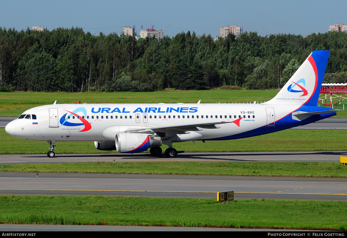 Aircraft Photo of VQ-BRE | Airbus A320-214 | Ural Airlines | AirHistory.net #344509