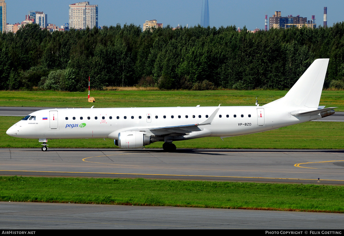 Aircraft Photo of VP-BZD | Embraer 190AR (ERJ-190-100IGW) | Pegas Fly | AirHistory.net #344512