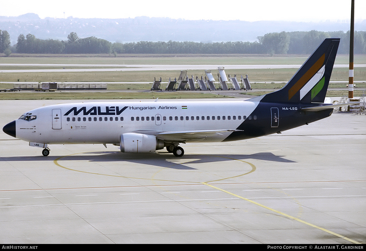 Aircraft Photo of HA-LEG | Boeing 737-3Y0 | Malév - Hungarian Airlines | AirHistory.net #344527