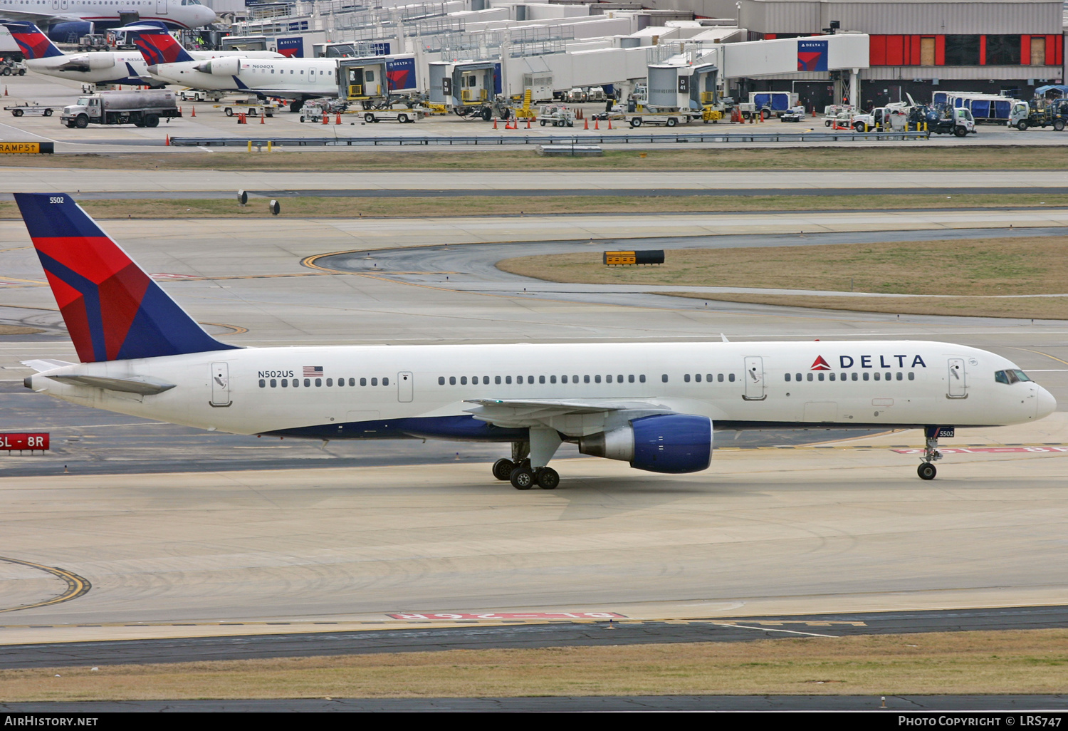 Aircraft Photo of N502US | Boeing 757-251 | Delta Air Lines | AirHistory.net #344529