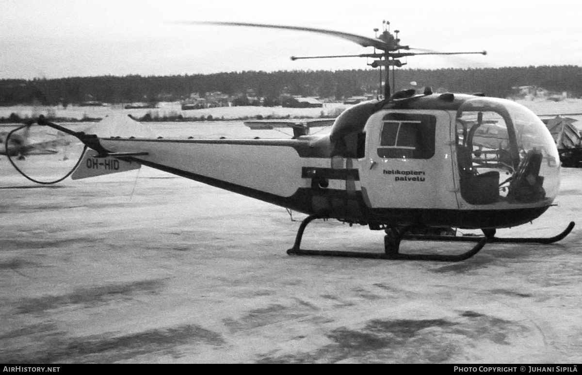 Aircraft Photo of OH-HID | Agusta AB-47J-2 Ranger | Helikopteripalvelu | AirHistory.net #344531