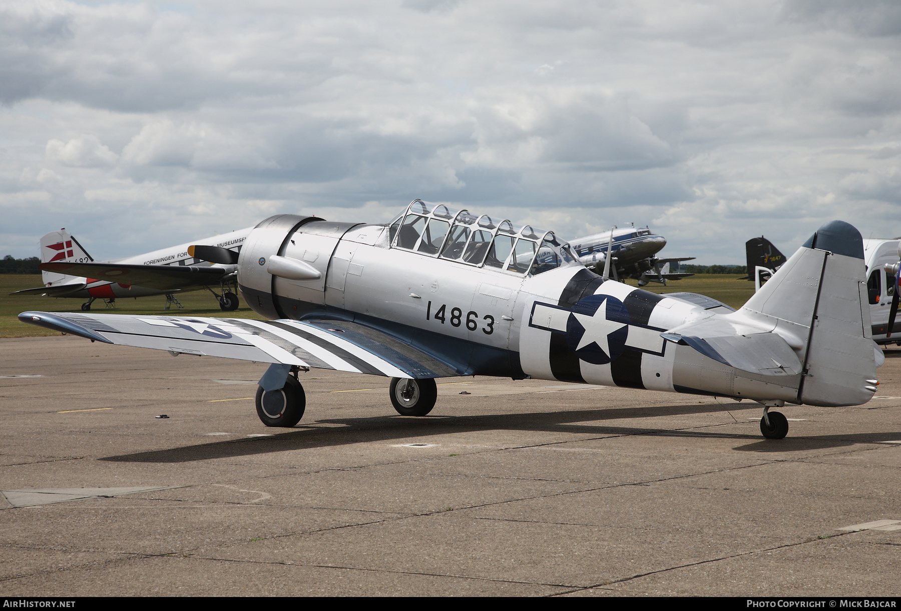 Aircraft Photo of G-BGOR / 14863 | North American AT-6D Harvard III | USA - Air Force | AirHistory.net #344540