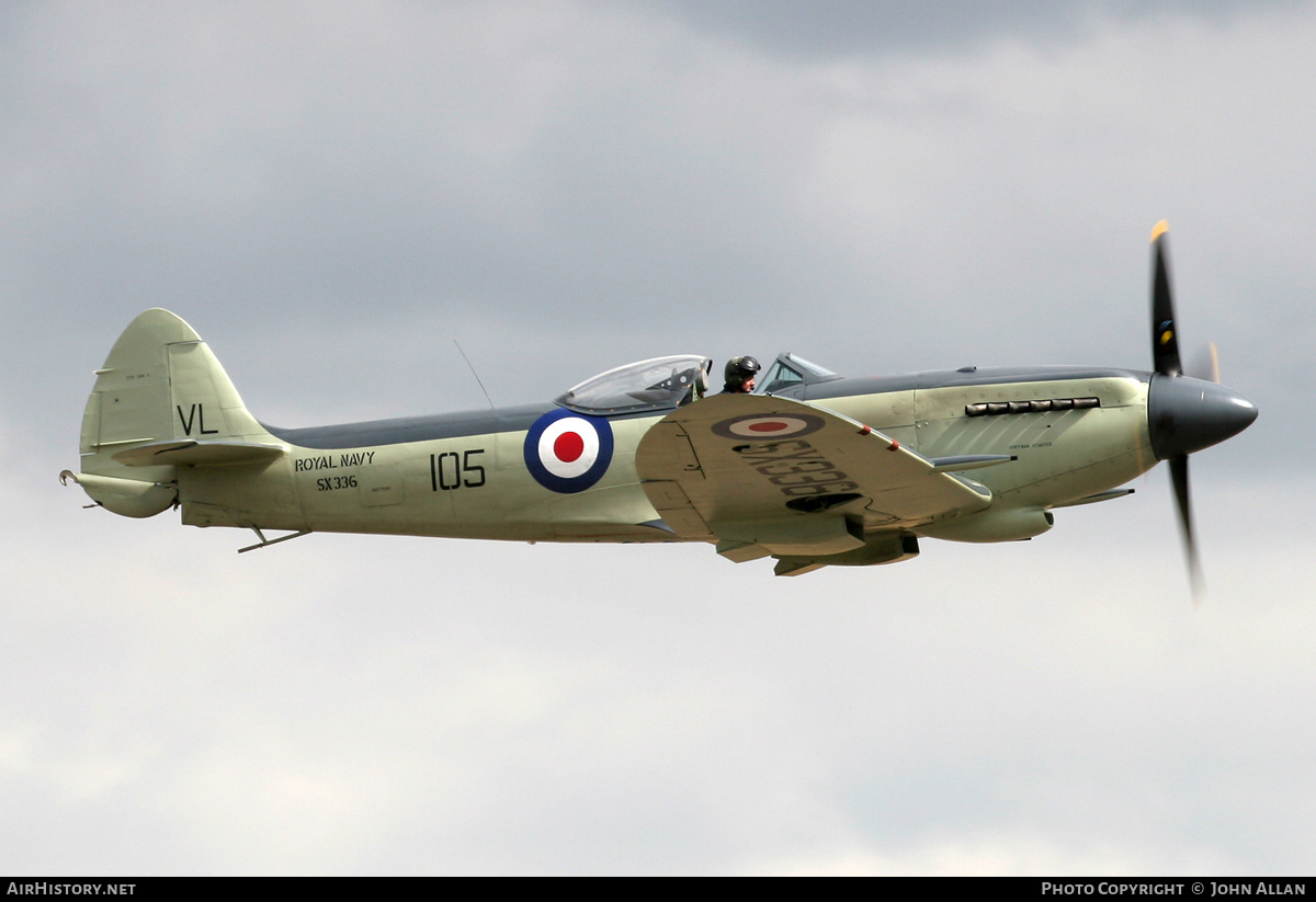Aircraft Photo of G-KASX / SX336 | Supermarine 395 Seafire F17 | UK - Navy | AirHistory.net #344547