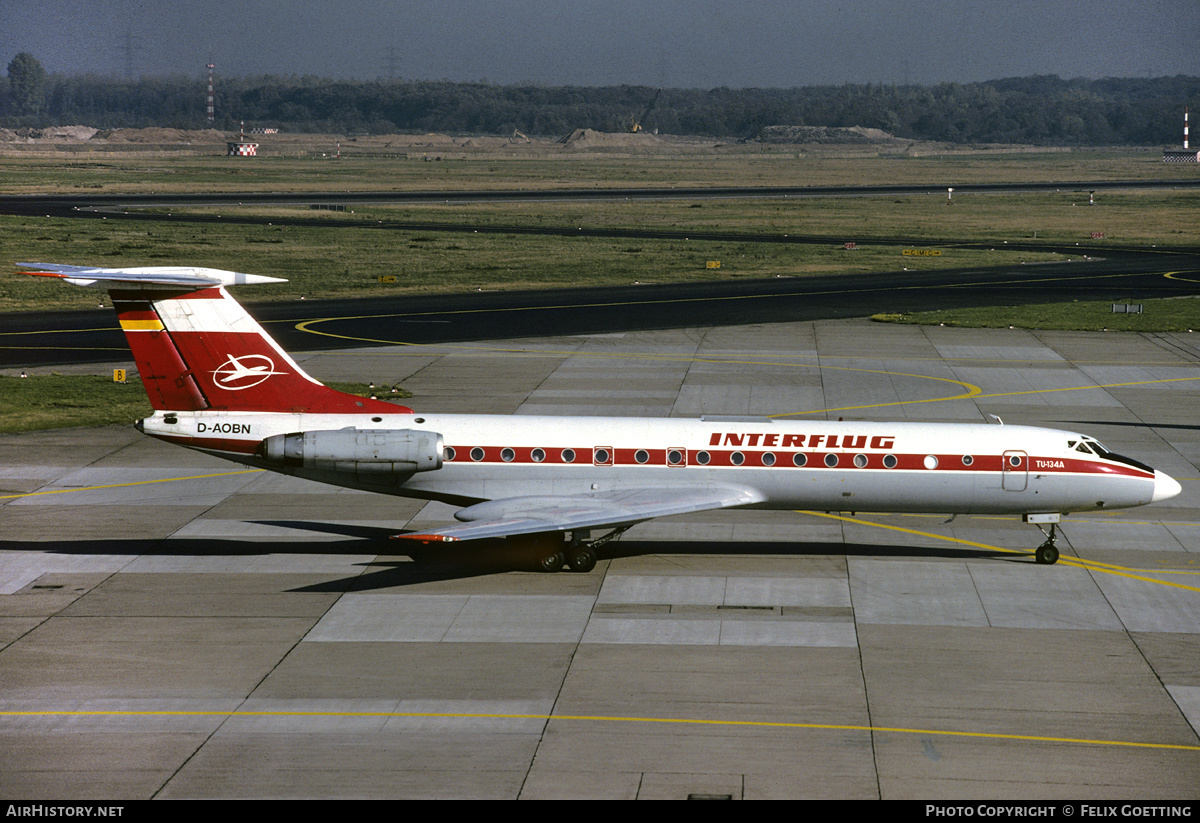 Aircraft Photo of D-AOBN | Tupolev Tu-134AK | Interflug | AirHistory.net #344551