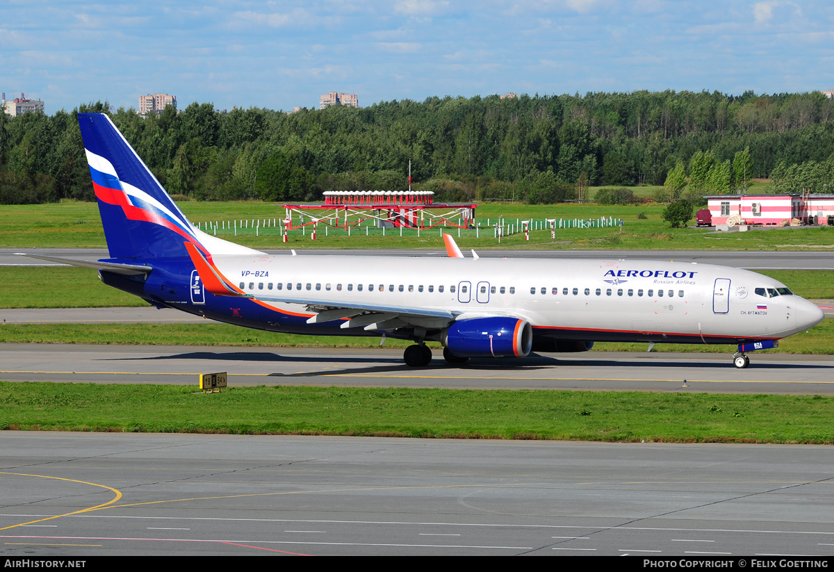 Aircraft Photo of VP-BZA | Boeing 737-8LJ | Aeroflot - Russian Airlines | AirHistory.net #344586