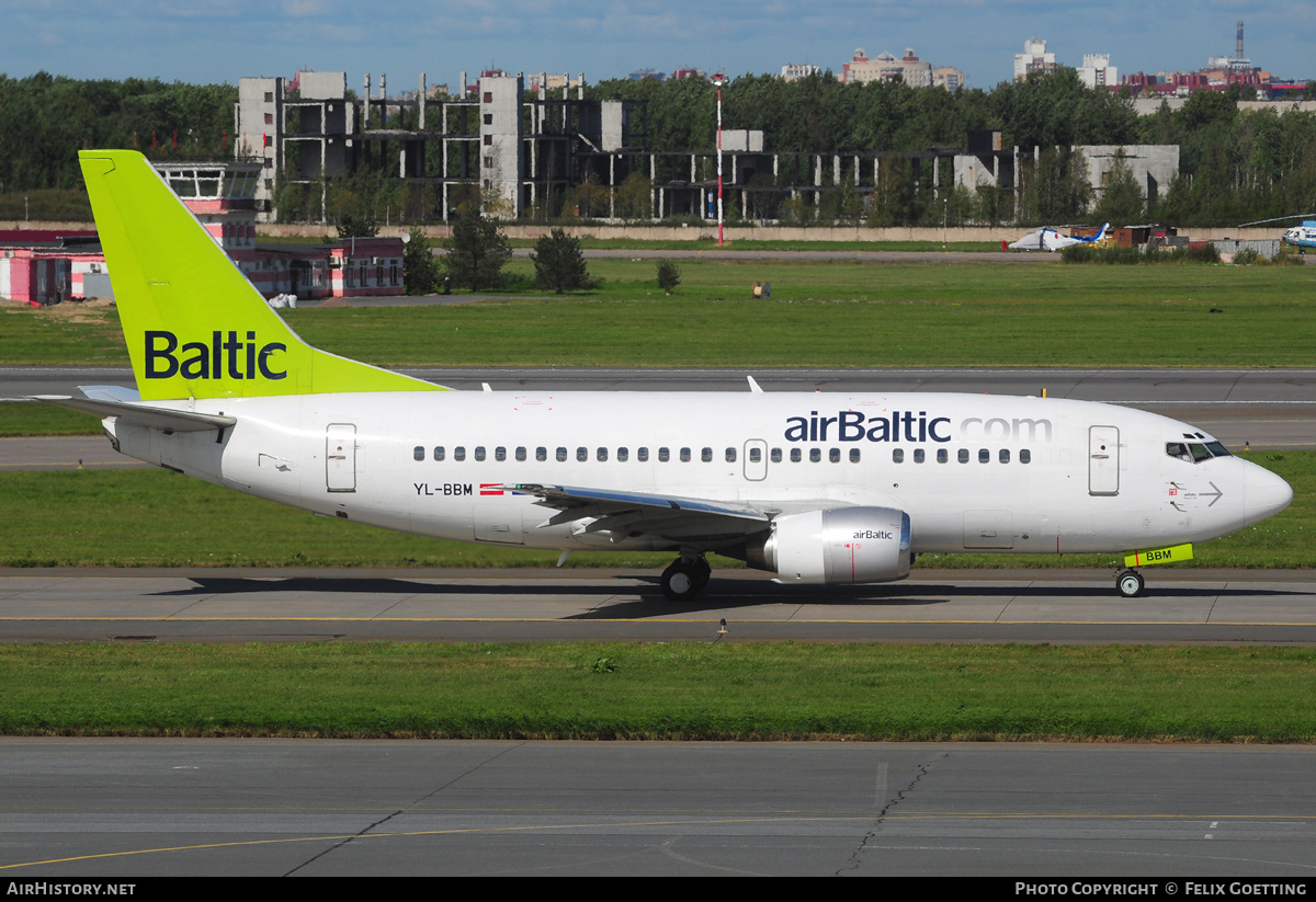 Aircraft Photo of YL-BBM | Boeing 737-522 | AirBaltic | AirHistory.net #344590