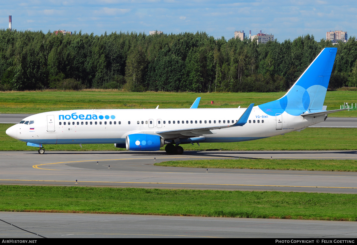 Aircraft Photo of VQ-BWI | Boeing 737-8LJ | Pobeda Airlines | AirHistory.net #344591