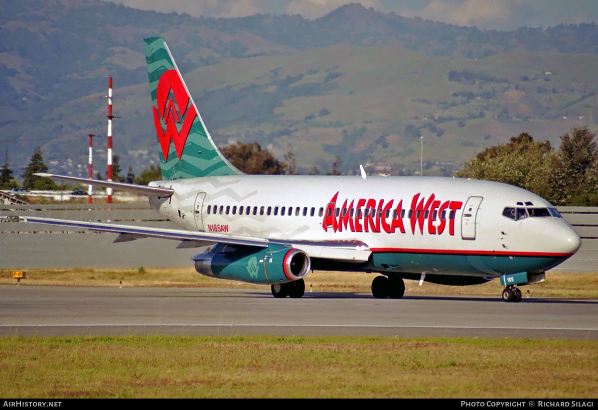 Aircraft Photo of N185AW | Boeing 737-277/Adv | America West Airlines | AirHistory.net #344611