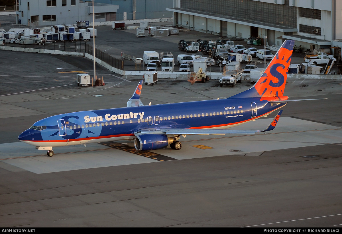 Aircraft Photo of N814SY | Boeing 737-8BK | Sun Country Airlines | AirHistory.net #344615