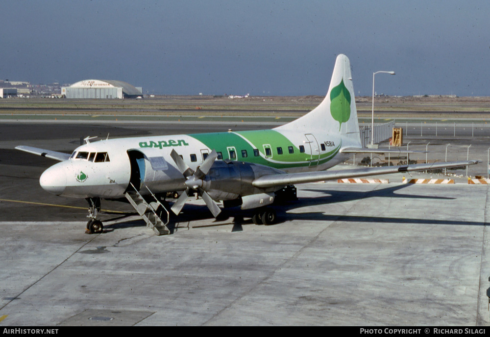 Aircraft Photo of N5814 | Convair 580 | Aspen Airways | AirHistory.net #344619