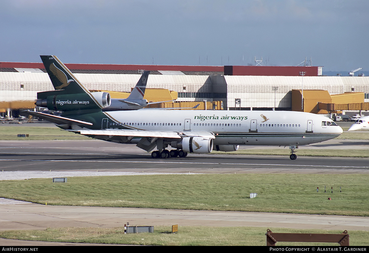 Aircraft Photo of 5N-ANN | McDonnell Douglas DC-10-30 | Nigeria Airways | AirHistory.net #344638