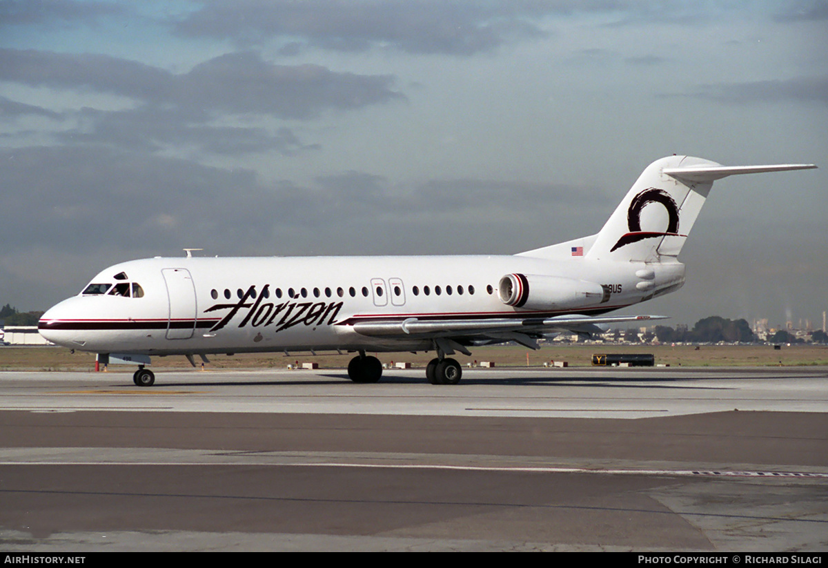 Aircraft Photo of N498US | Fokker F28-4000 Fellowship | Horizon Air | AirHistory.net #344648