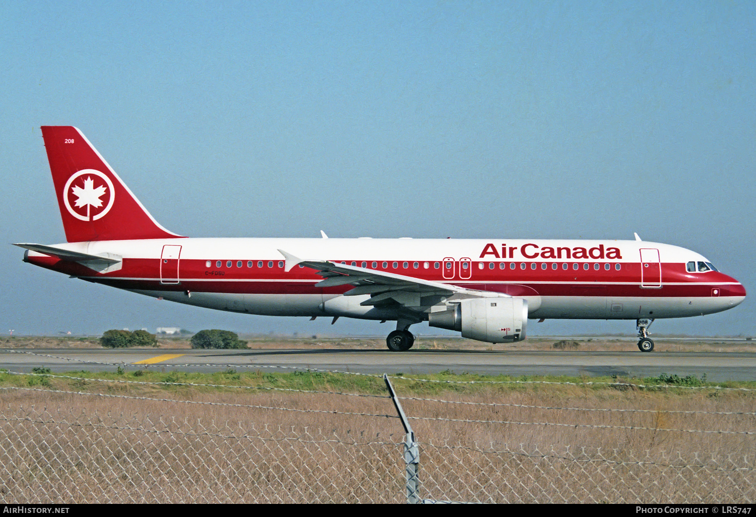 Aircraft Photo of C-FDSU | Airbus A320-211 | Air Canada | AirHistory.net #344660
