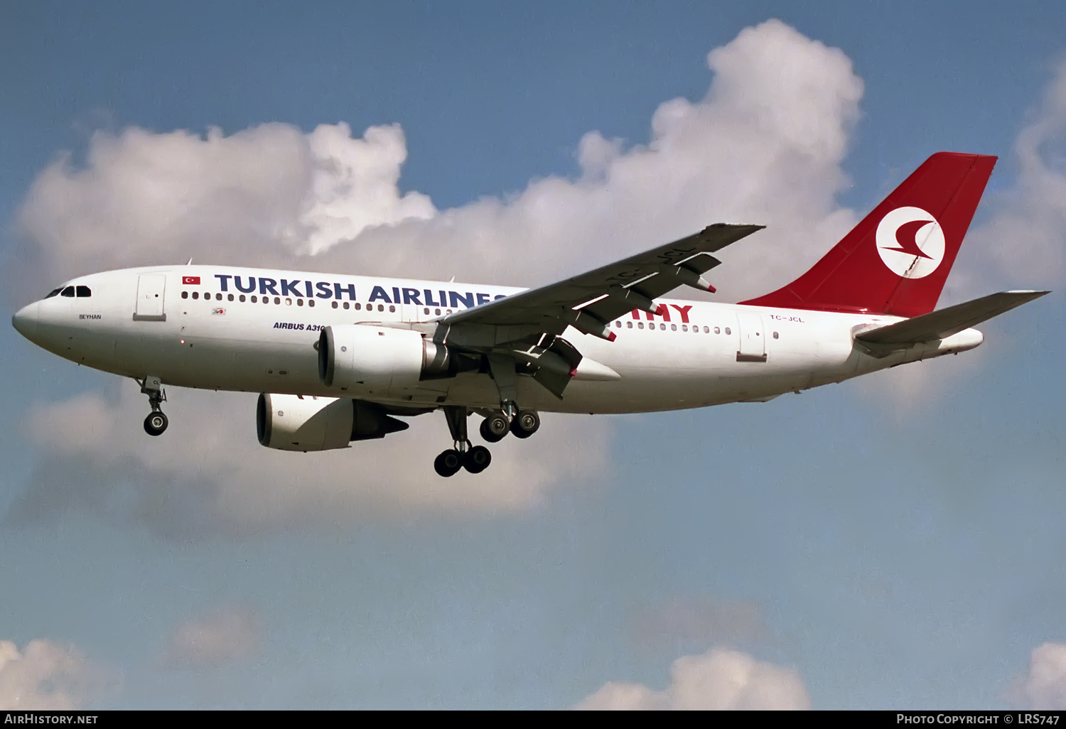 Aircraft Photo of TC-JCL | Airbus A310-203 | THY Türk Hava Yolları - Turkish Airlines | AirHistory.net #344681
