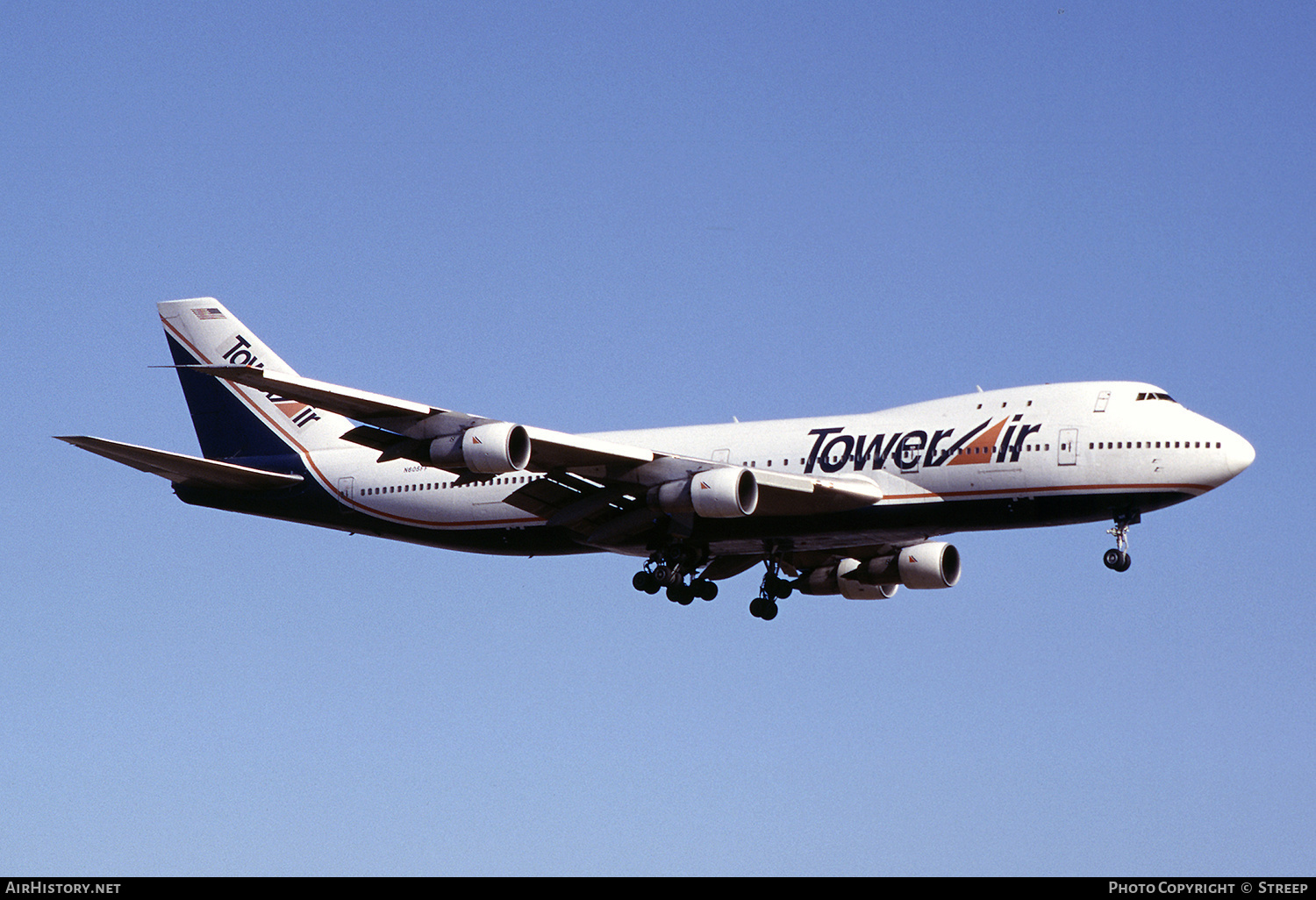 Aircraft Photo of N605FF | Boeing 747-136 | Tower Air | AirHistory.net #344700