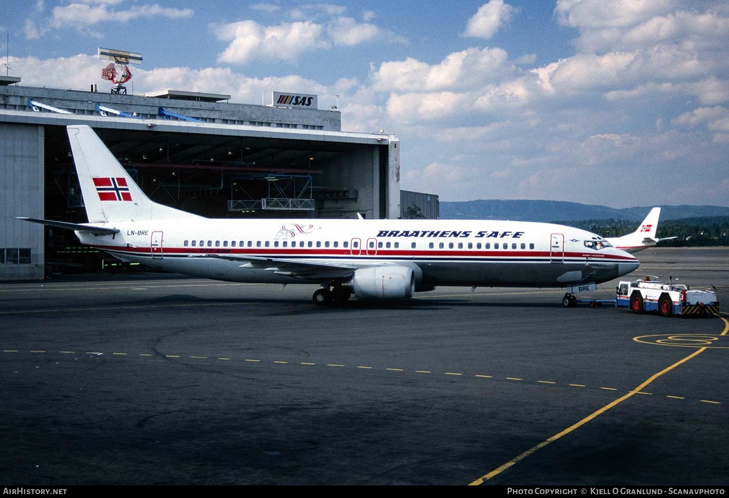 Aircraft Photo of LN-BRE | Boeing 737-405 | Braathens SAFE | AirHistory.net #344706
