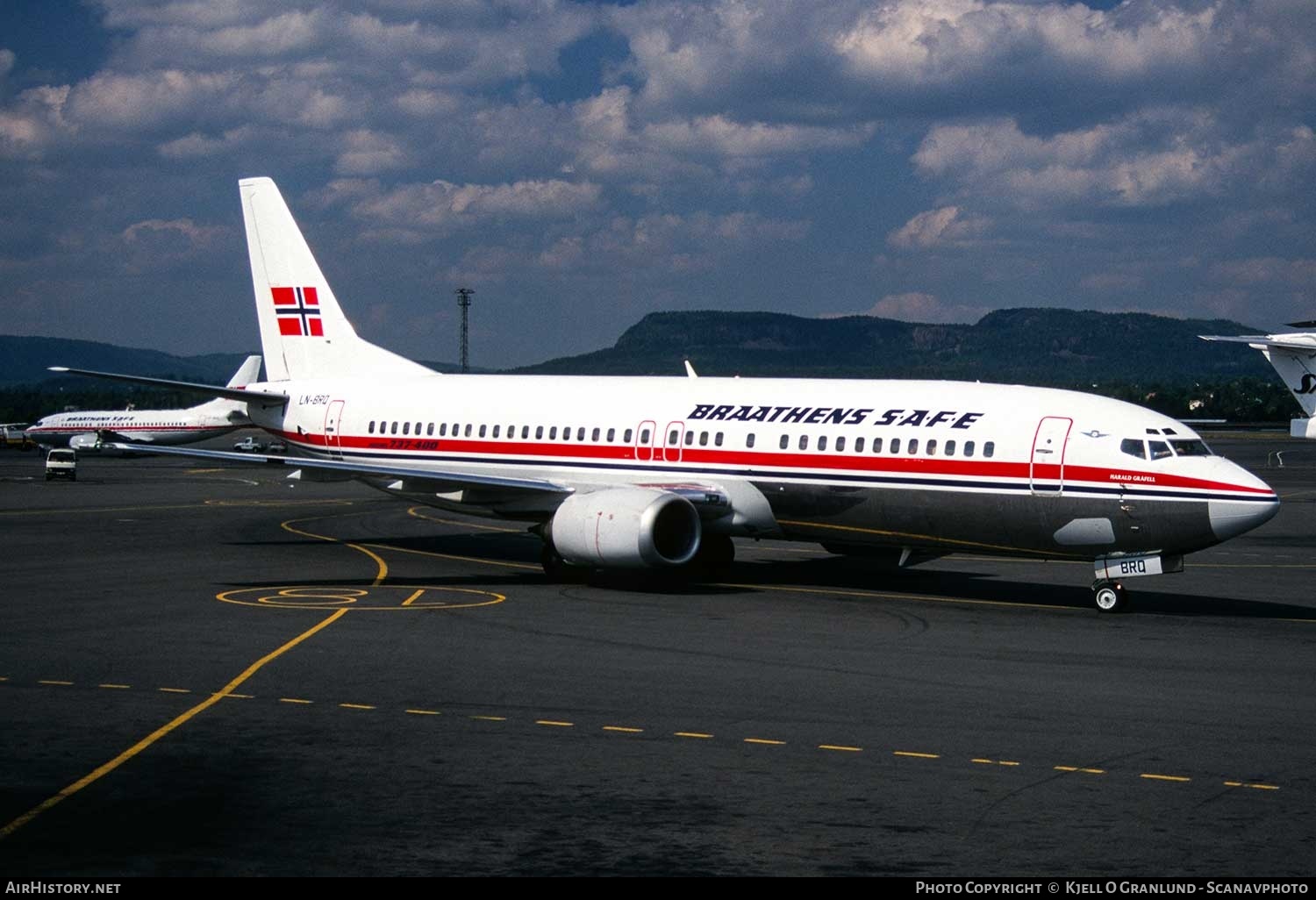 Aircraft Photo of LN-BRQ | Boeing 737-405 | Braathens SAFE | AirHistory.net #344707