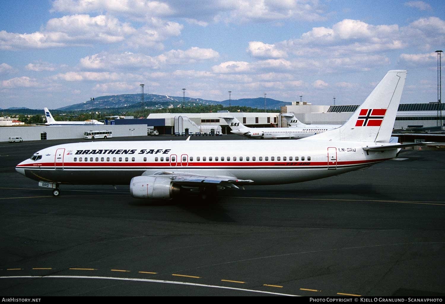 Aircraft Photo of LN-BRQ | Boeing 737-405 | Braathens SAFE | AirHistory.net #344708
