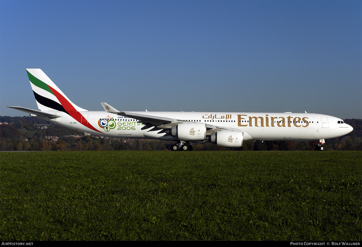 Aircraft Photo of A6-ERD | Airbus A340-541 | Emirates | AirHistory.net #344750