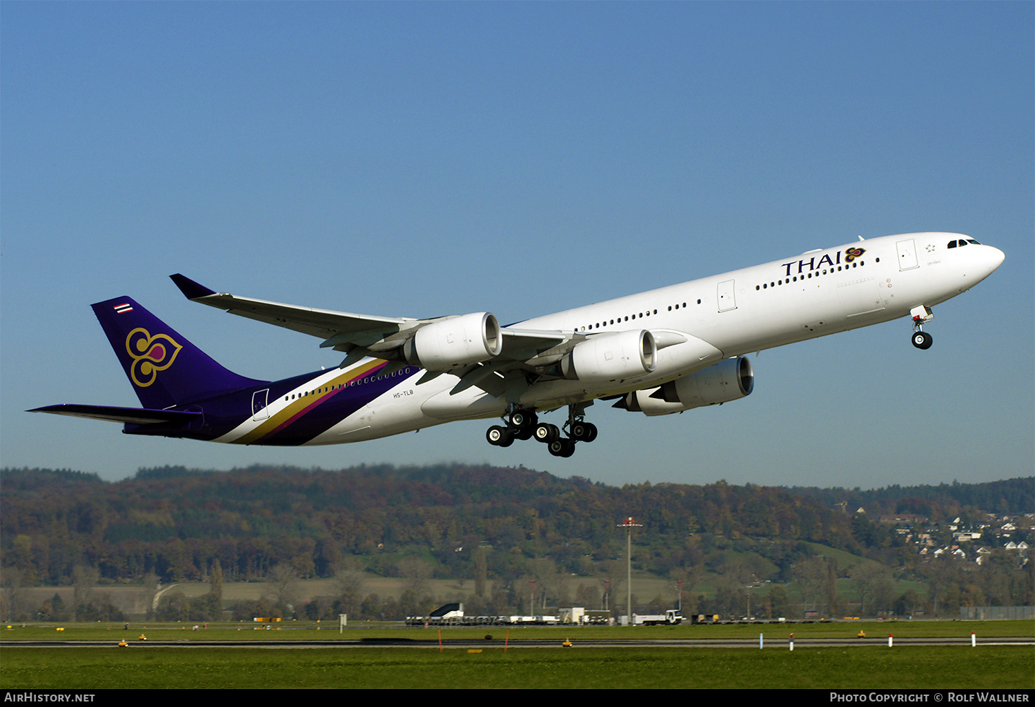 Aircraft Photo of HS-TLB | Airbus A340-541 | Thai Airways International | AirHistory.net #344751