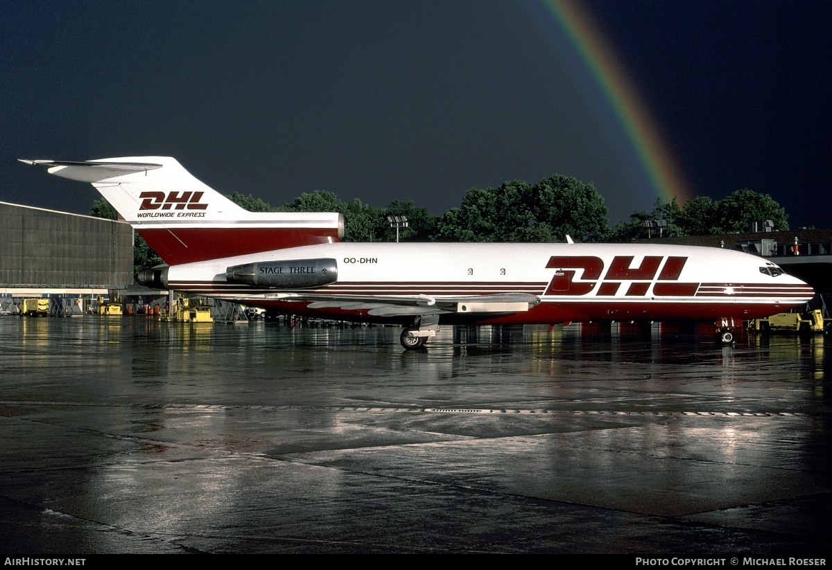 Aircraft Photo of OO-DHN | Boeing 727-31(F) | DHL Worldwide Express | AirHistory.net #344755