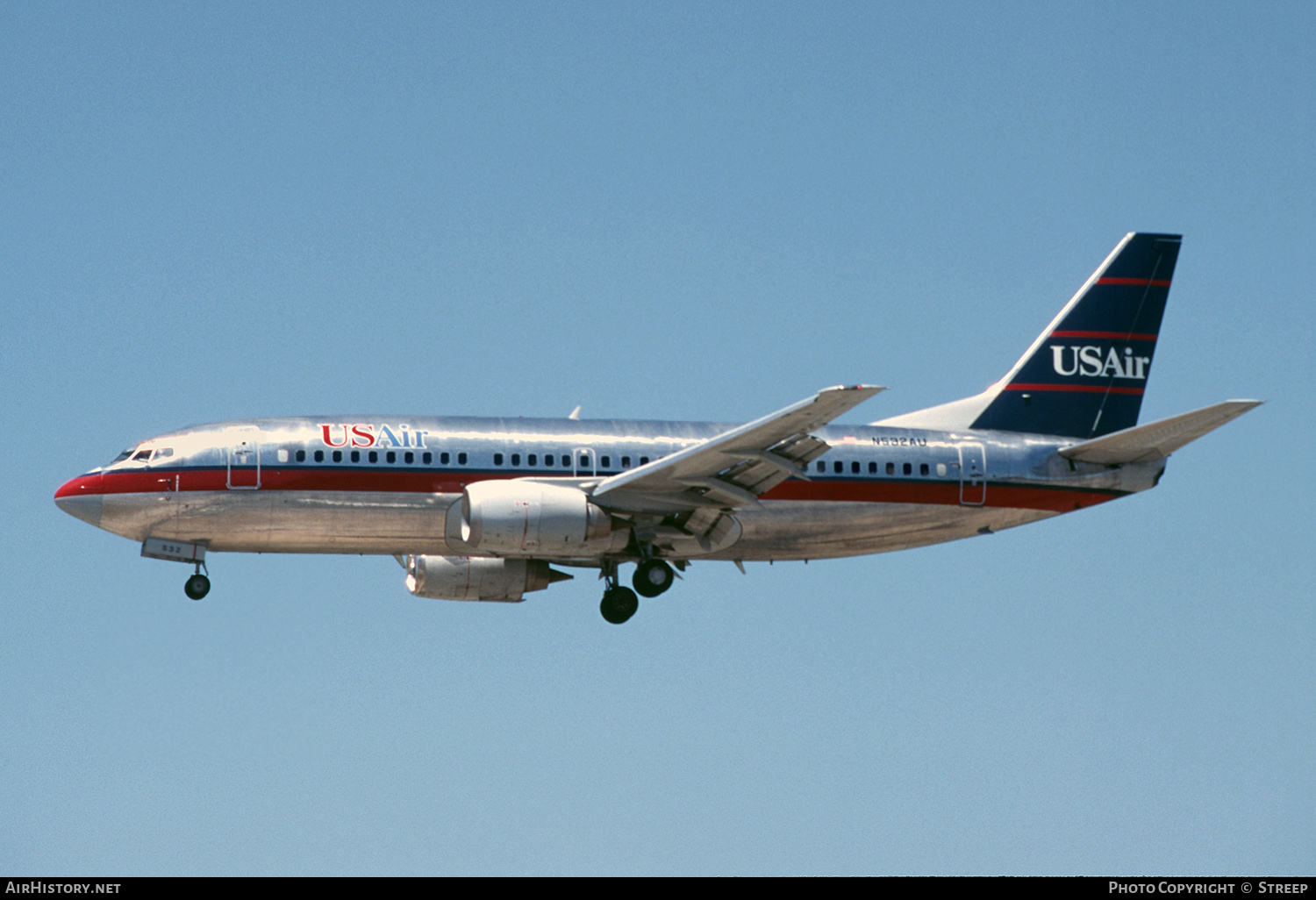 Aircraft Photo of N532AU | Boeing 737-3B7 | USAir | AirHistory.net #344781