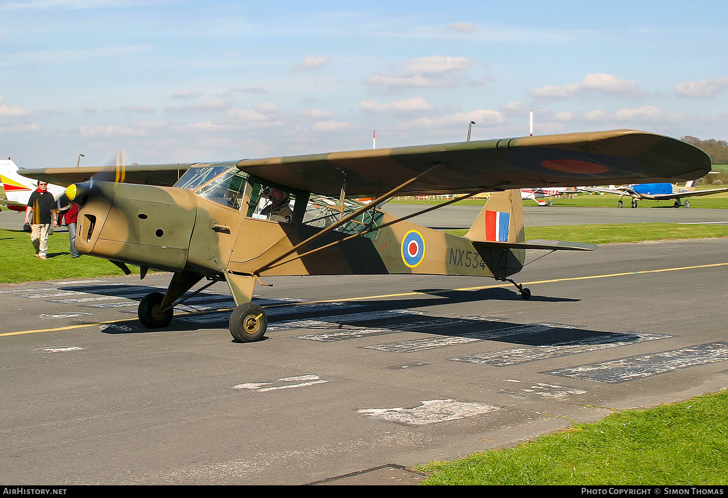 Aircraft Photo of G-BUDL / NX534 | Taylorcraft E Auster Mk3 | UK - Air Force | AirHistory.net #344789