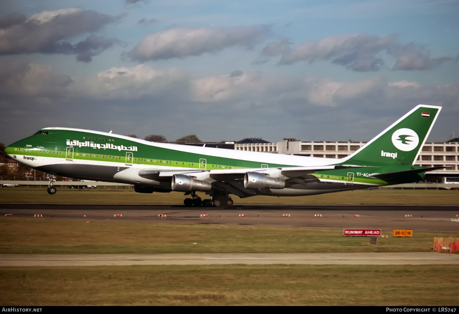 Aircraft Photo of YI-AGN | Boeing 747-270C/SCD | Iraqi Airways | AirHistory.net #344794