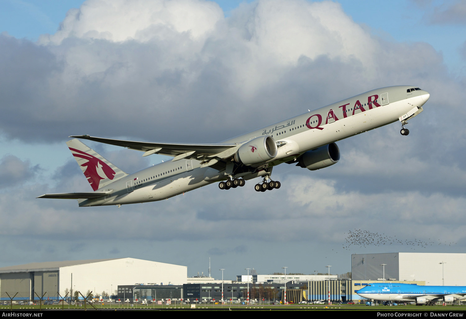 Aircraft Photo of A7-BAP | Boeing 777-3DZ/ER | Qatar Airways | AirHistory.net #344810