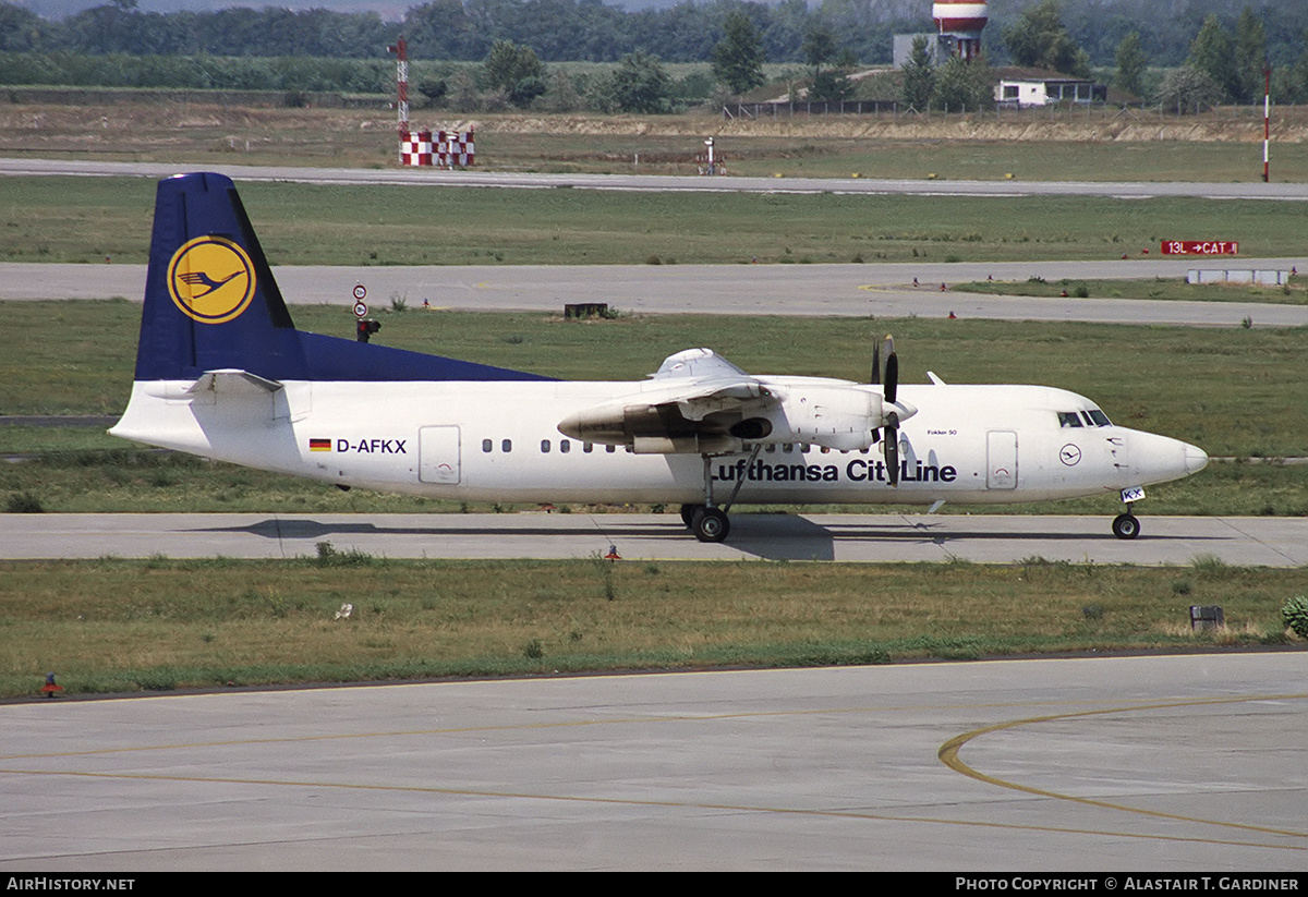 Aircraft Photo of D-AFKX | Fokker 50 | Lufthansa CityLine | AirHistory.net #344811