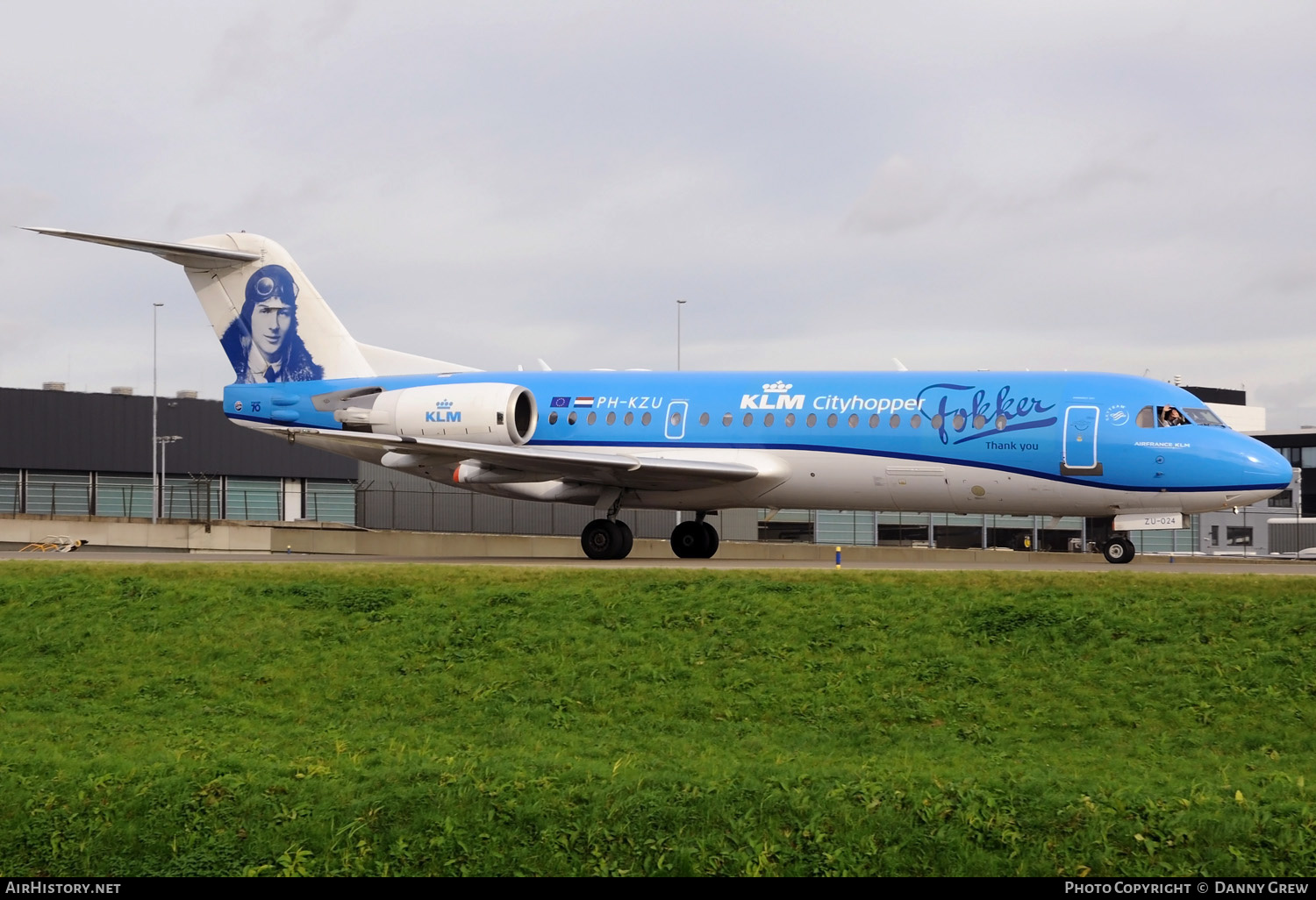 Aircraft Photo of PH-KZU | Fokker 70 (F28-0070) | KLM Cityhopper | AirHistory.net #344814