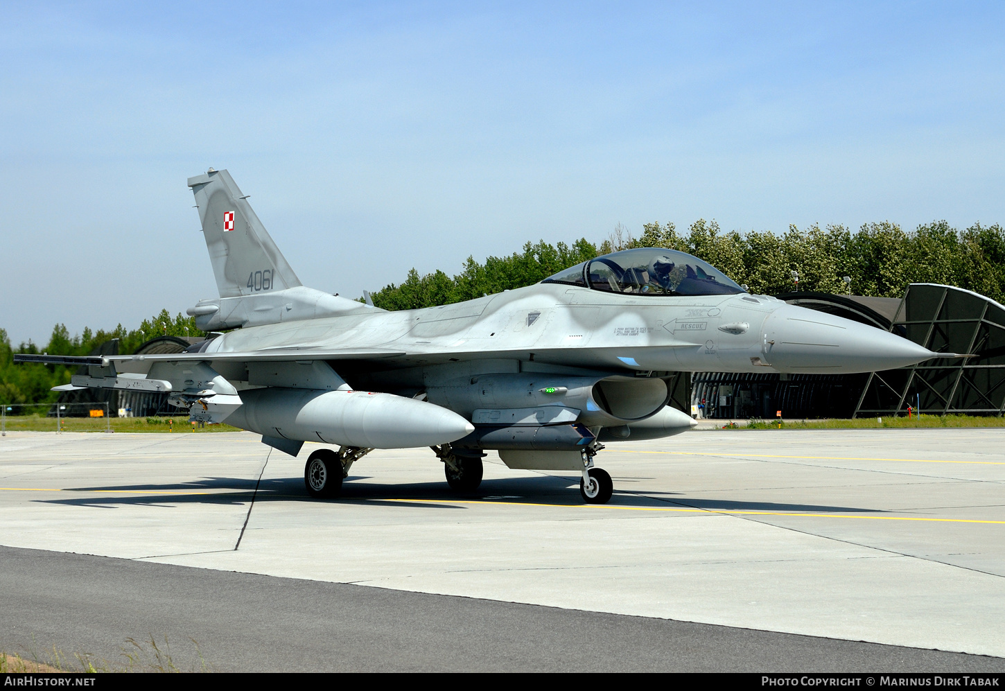 Aircraft Photo of 4061 | Lockheed Martin F-16CJ Fighting Falcon | Poland - Air Force | AirHistory.net #344832
