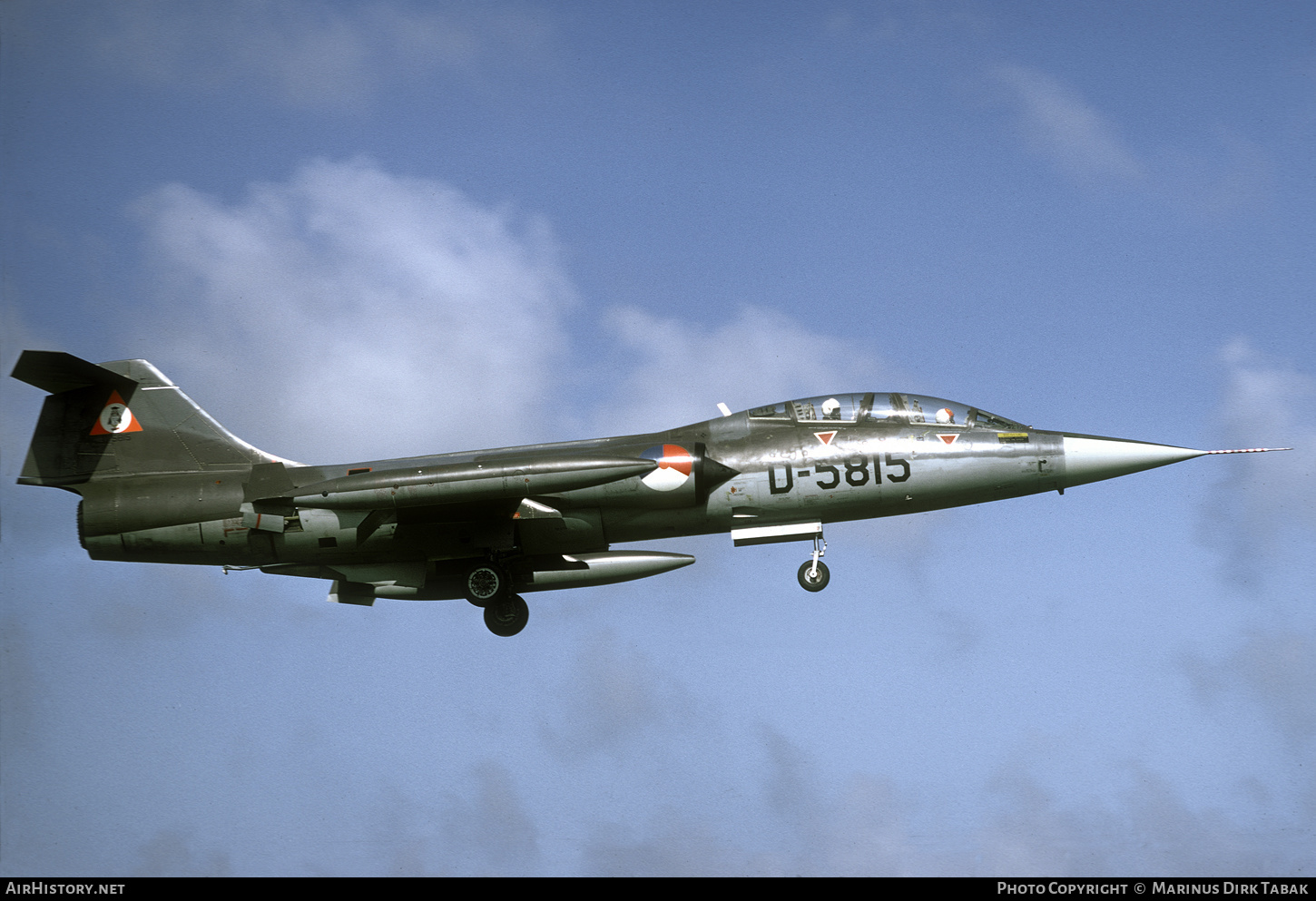 Aircraft Photo of D-5815 | Lockheed TF-104G Starfighter | Netherlands - Air Force | AirHistory.net #344833