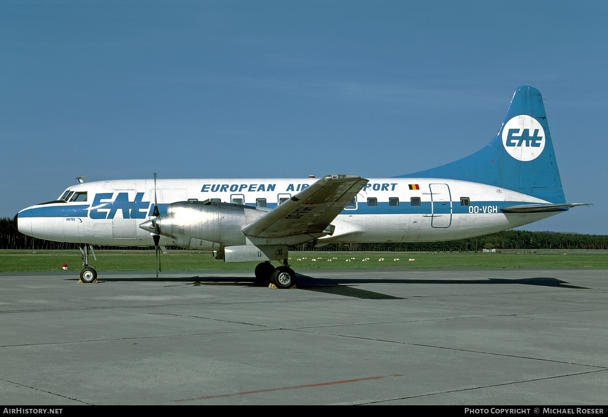 Aircraft Photo of OO-VGH | Convair 580 | European Air Transport - EAT | AirHistory.net #344854
