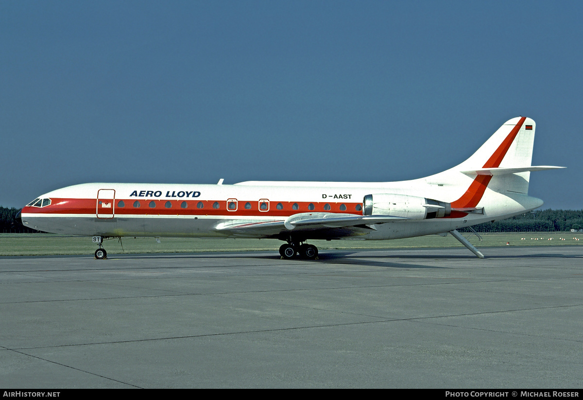 Aircraft Photo of D-AAST | Sud SE-210 Caravelle 10B1R | Aero Lloyd | AirHistory.net #344865