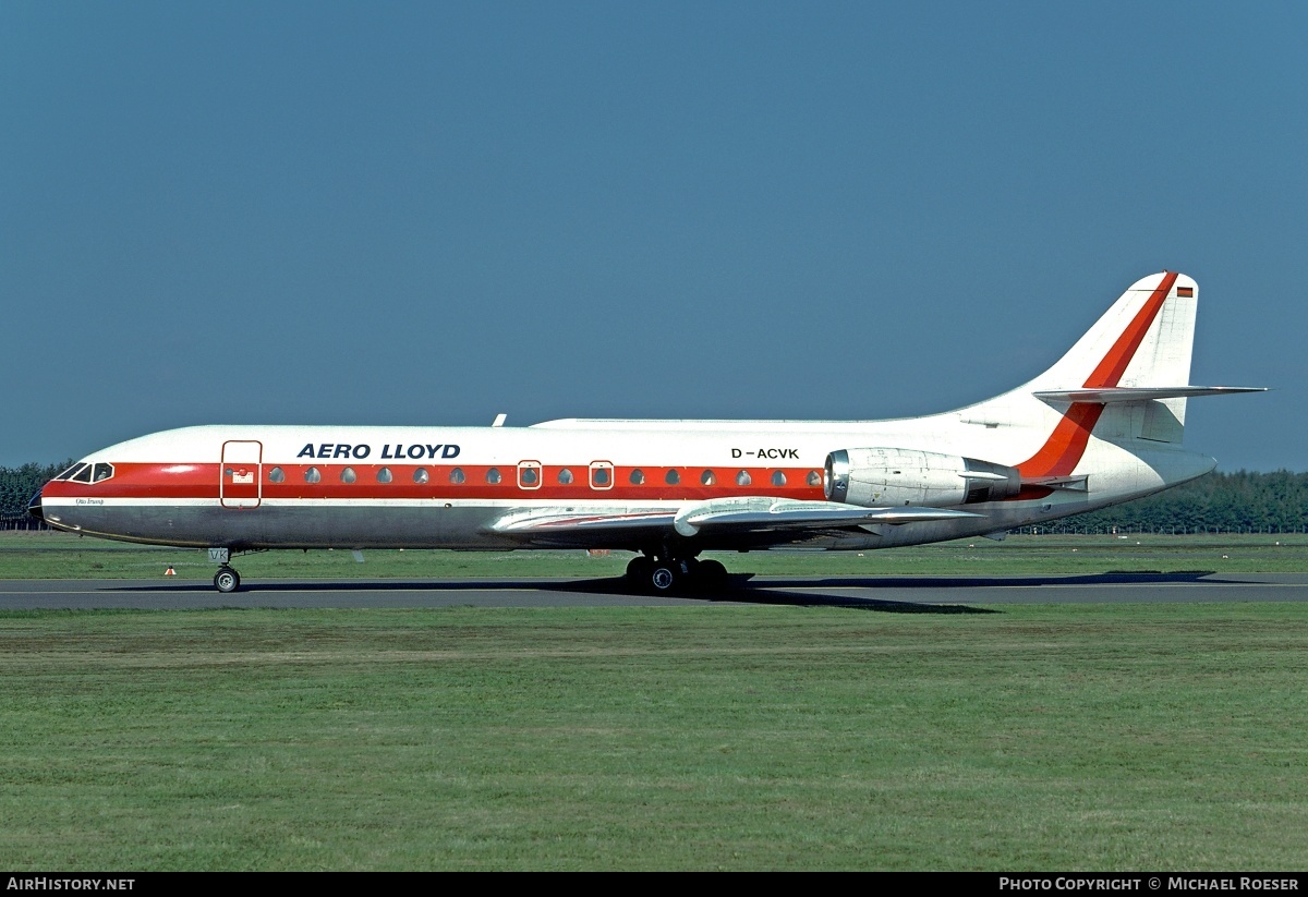 Aircraft Photo of D-ACVK | Sud SE-210 Caravelle 10B1R | Aero Lloyd | AirHistory.net #344871