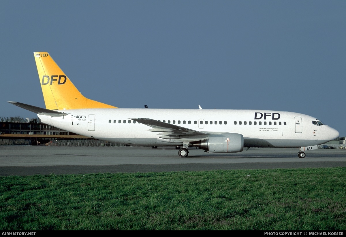 Aircraft Photo of D-AGED | Boeing 737-35B | DFD - Deutsche Ferienflugdienste | AirHistory.net #344874