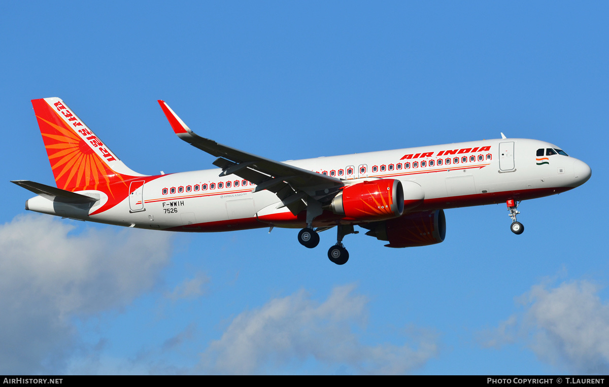 Aircraft Photo of F-WWIH | Airbus A320-251N | Air India | AirHistory.net #344875