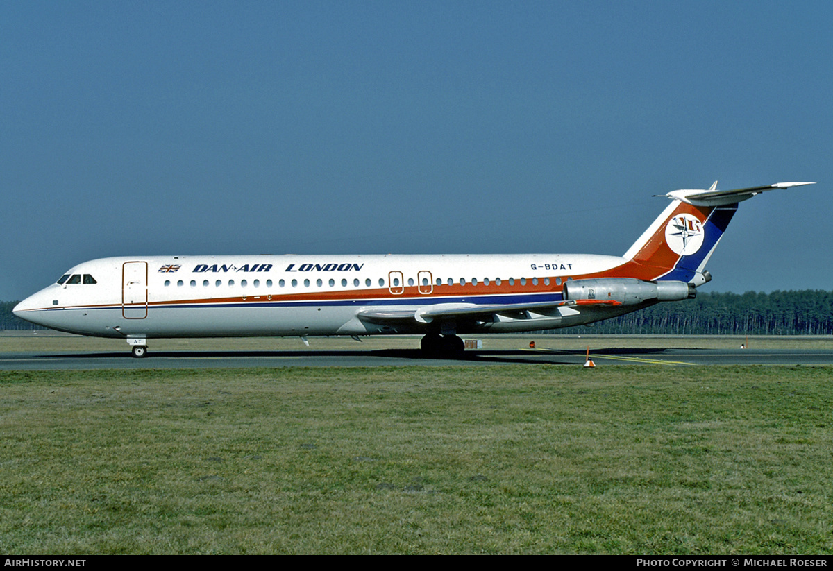 Aircraft Photo of G-BDAT | BAC 111-518FG One-Eleven | Dan-Air London | AirHistory.net #344876